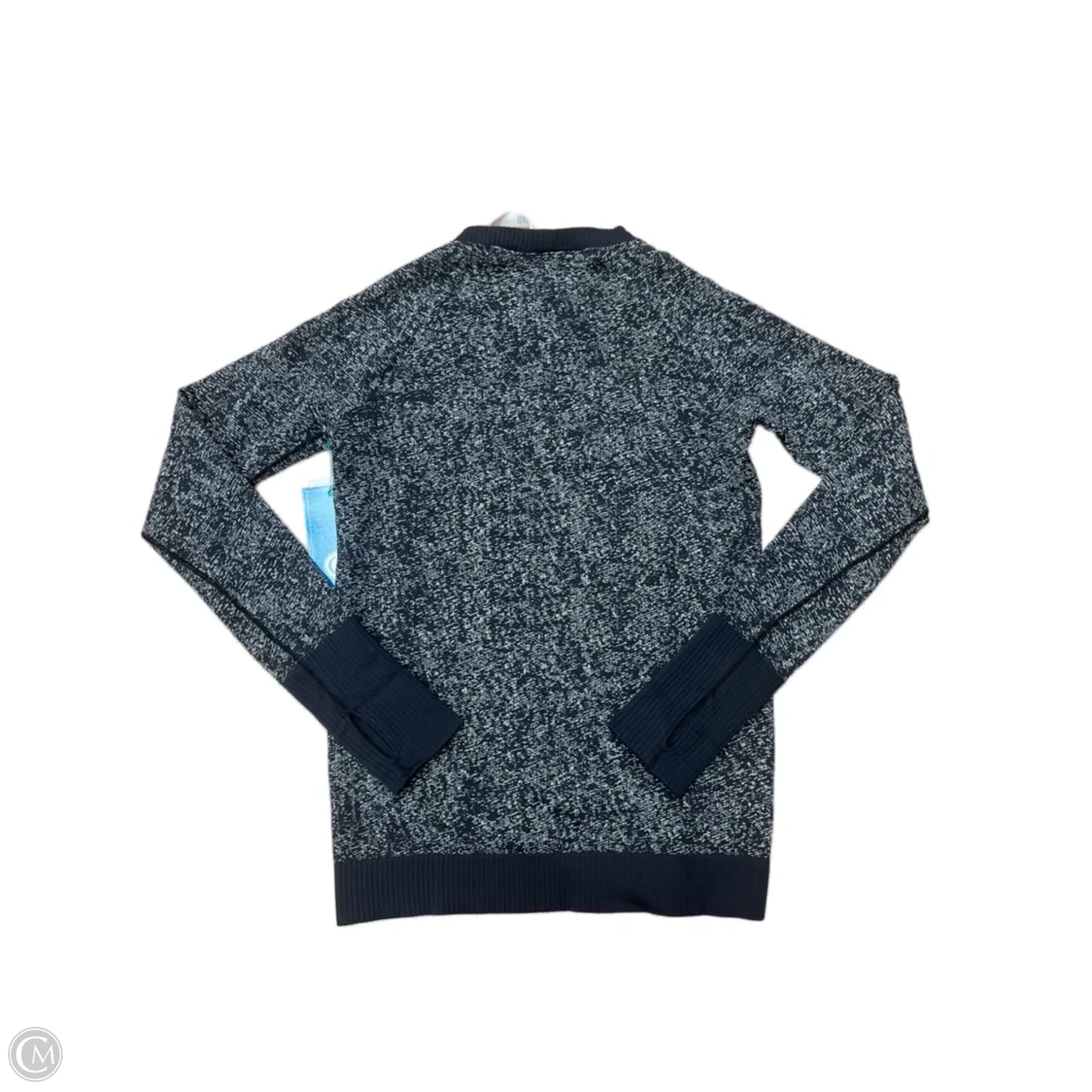 Athletic Top Long Sleeve Crewneck By Lululemon In Black, Size: 6