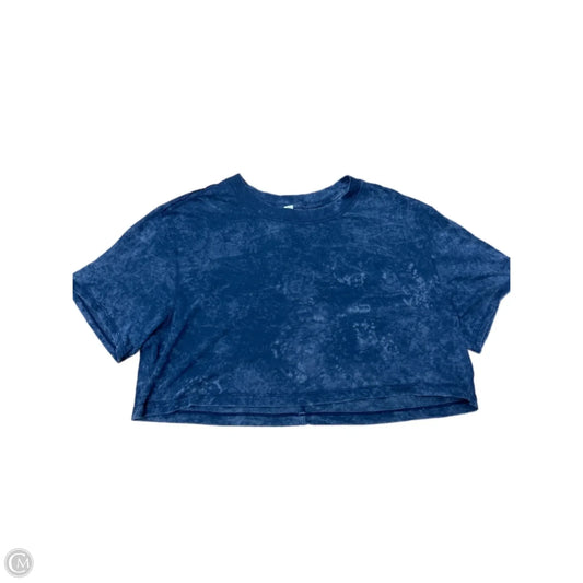 Athletic Top Short Sleeve By Lululemon In Tie Dye Print, Size: 6
