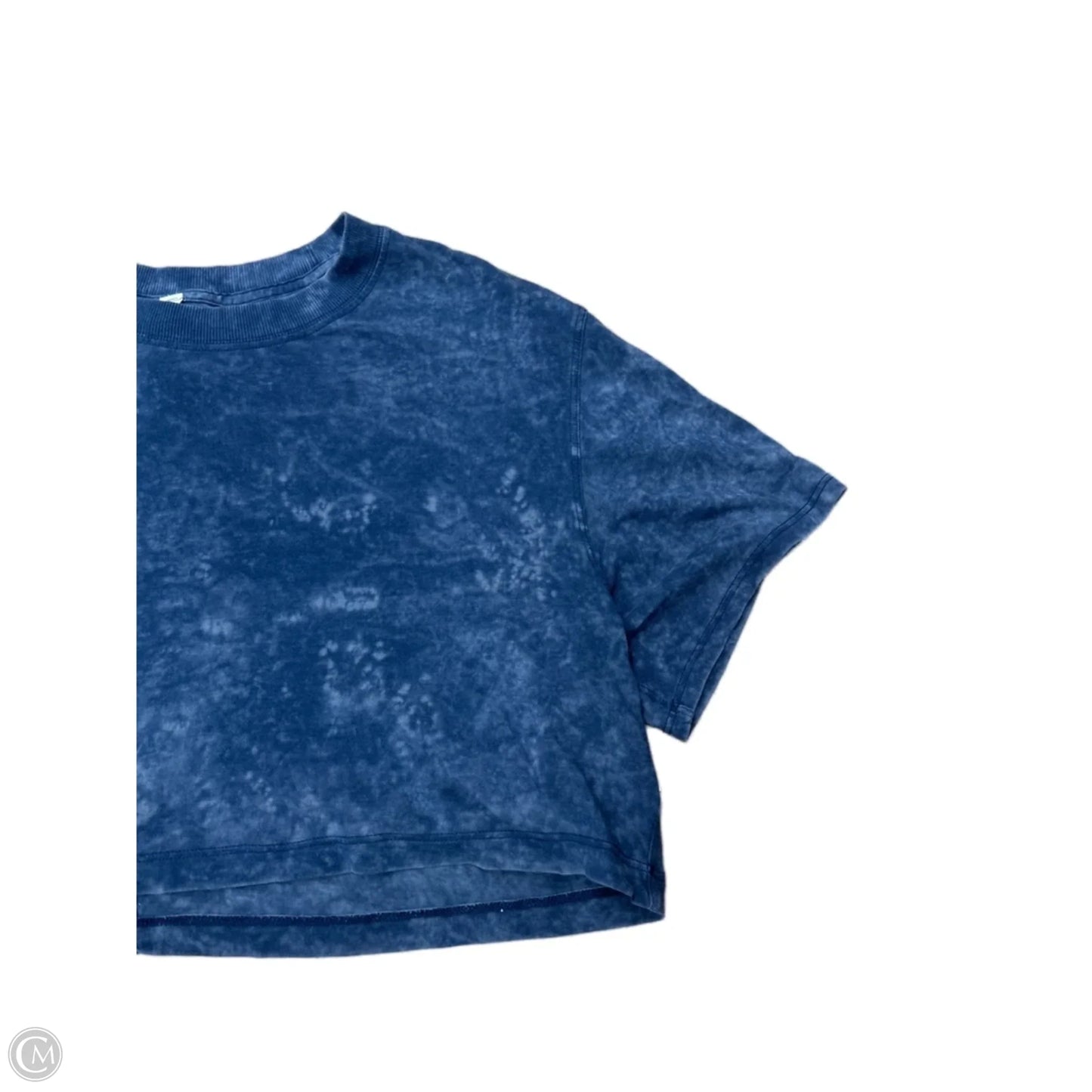 Athletic Top Short Sleeve By Lululemon In Tie Dye Print, Size: 6