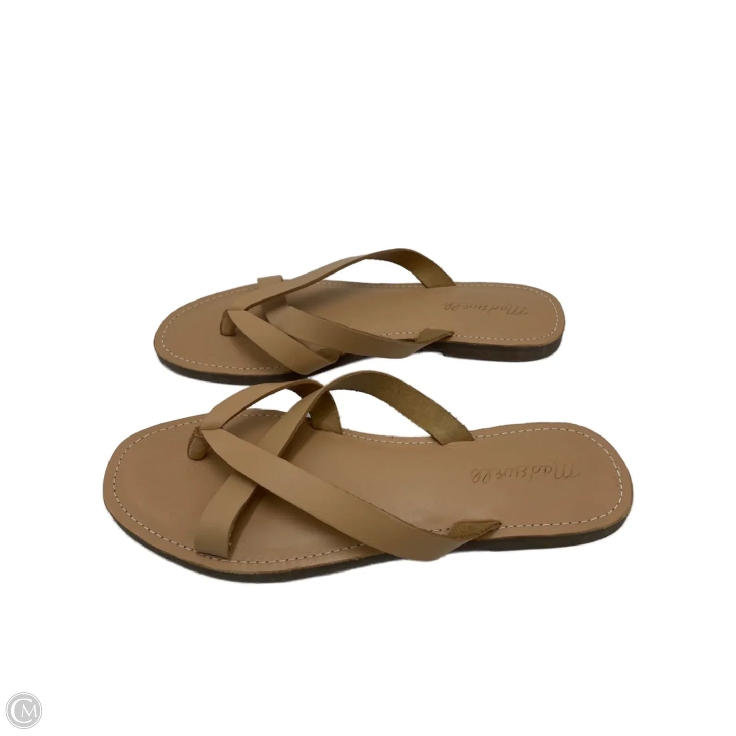 Sandals Flats By Madewell In Tan, Size: 8.5