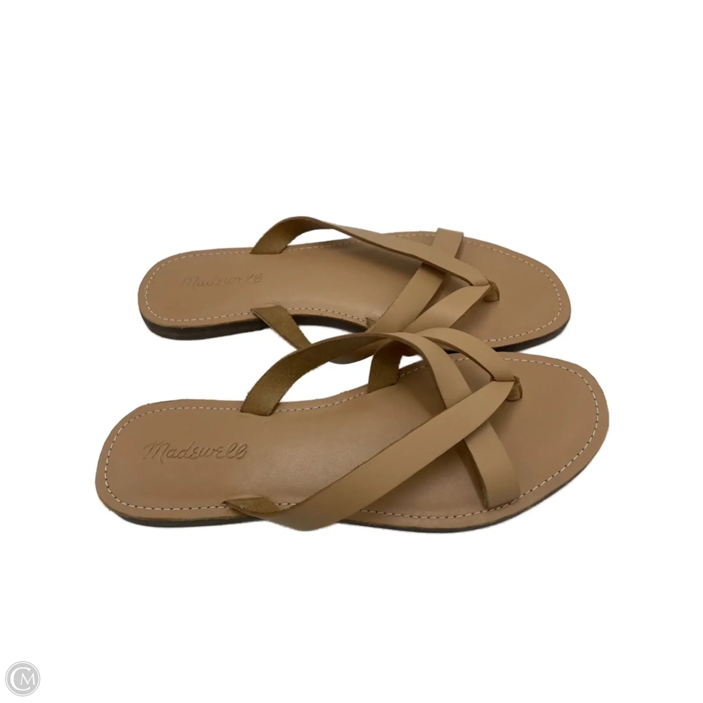 Sandals Flats By Madewell In Tan, Size: 8.5