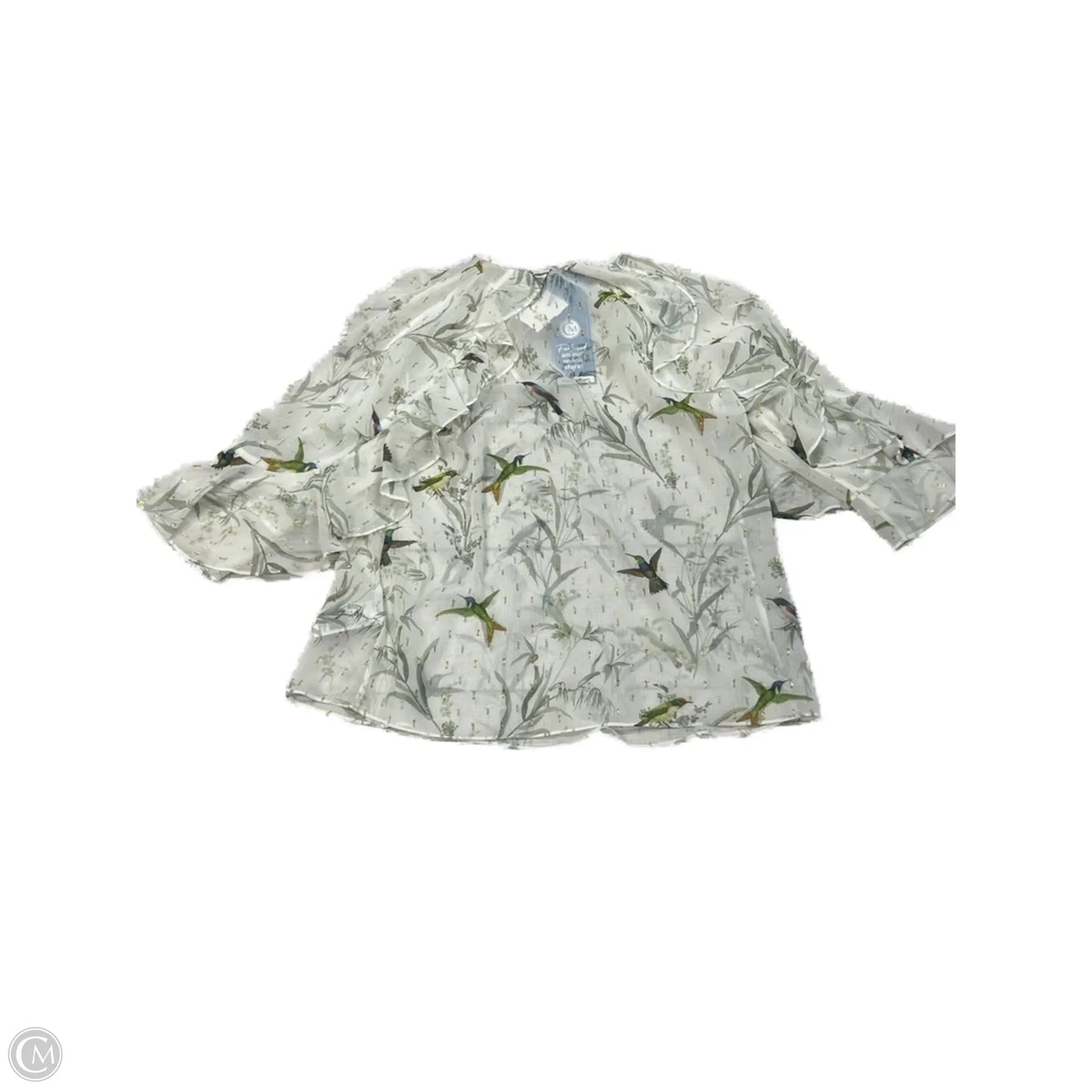 Top Long Sleeve By Ted Baker In Multi-colored, Size: Xs