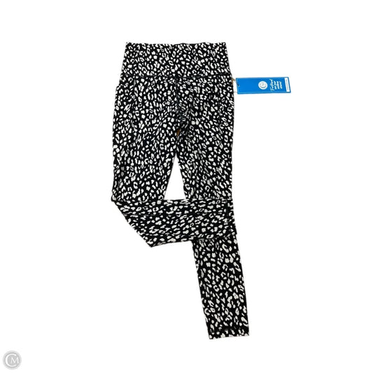 Athletic Leggings By Athleta In Black & White, Size: Xs