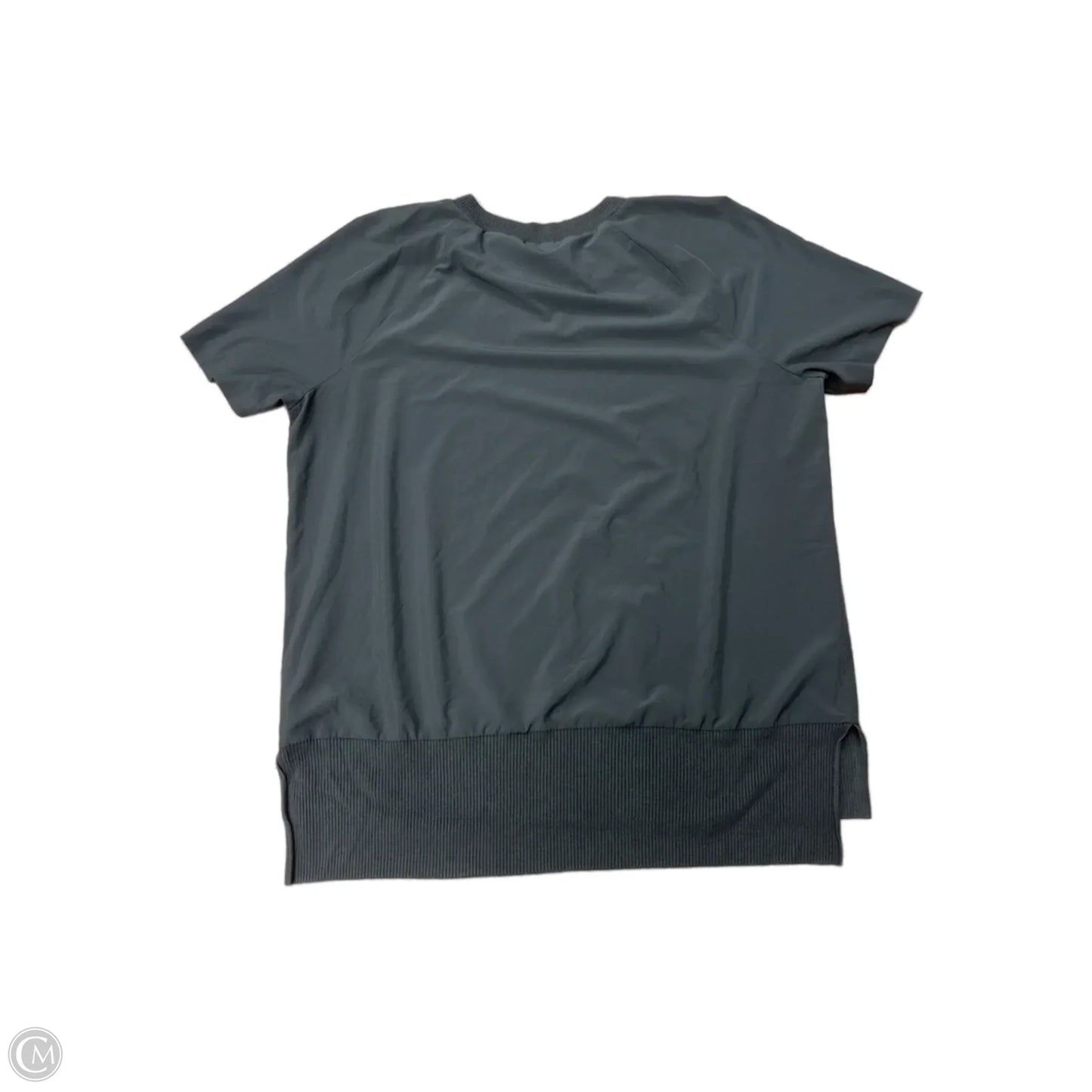 Athletic Top Short Sleeve By Athleta In Grey, Size: S