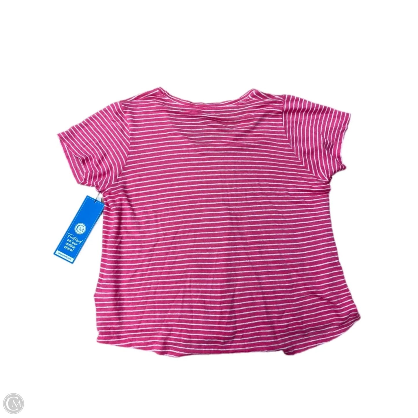 Top Short Sleeve By Vineyard Vines In Pink, Size: M