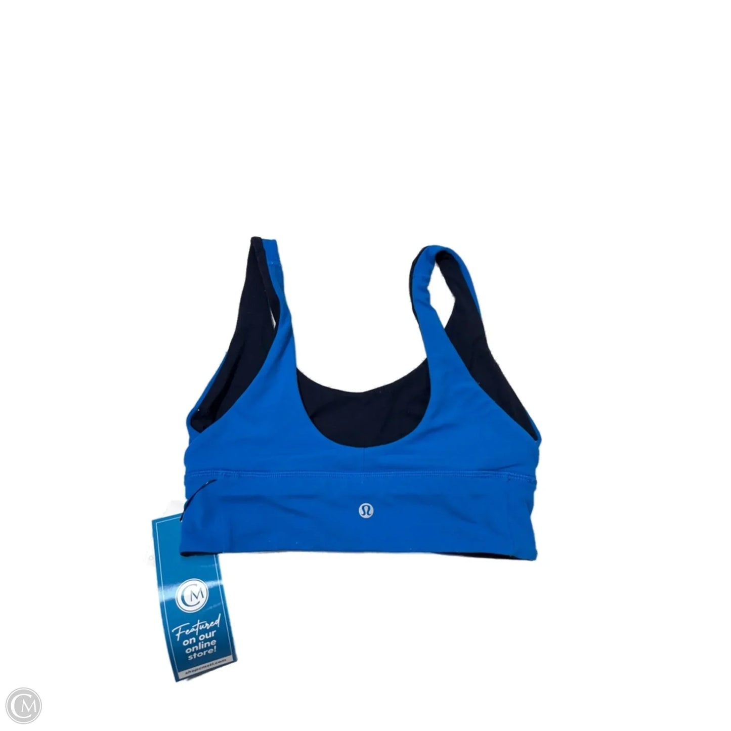 Athletic Bra By Lululemon In Blue, Size: 6