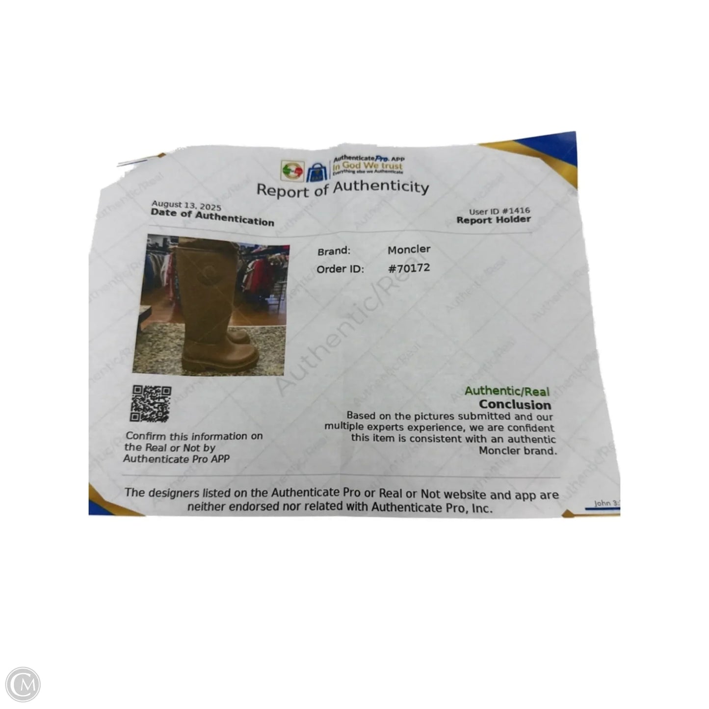 Moncler Kickstream High Luxury Boots, Size: 6