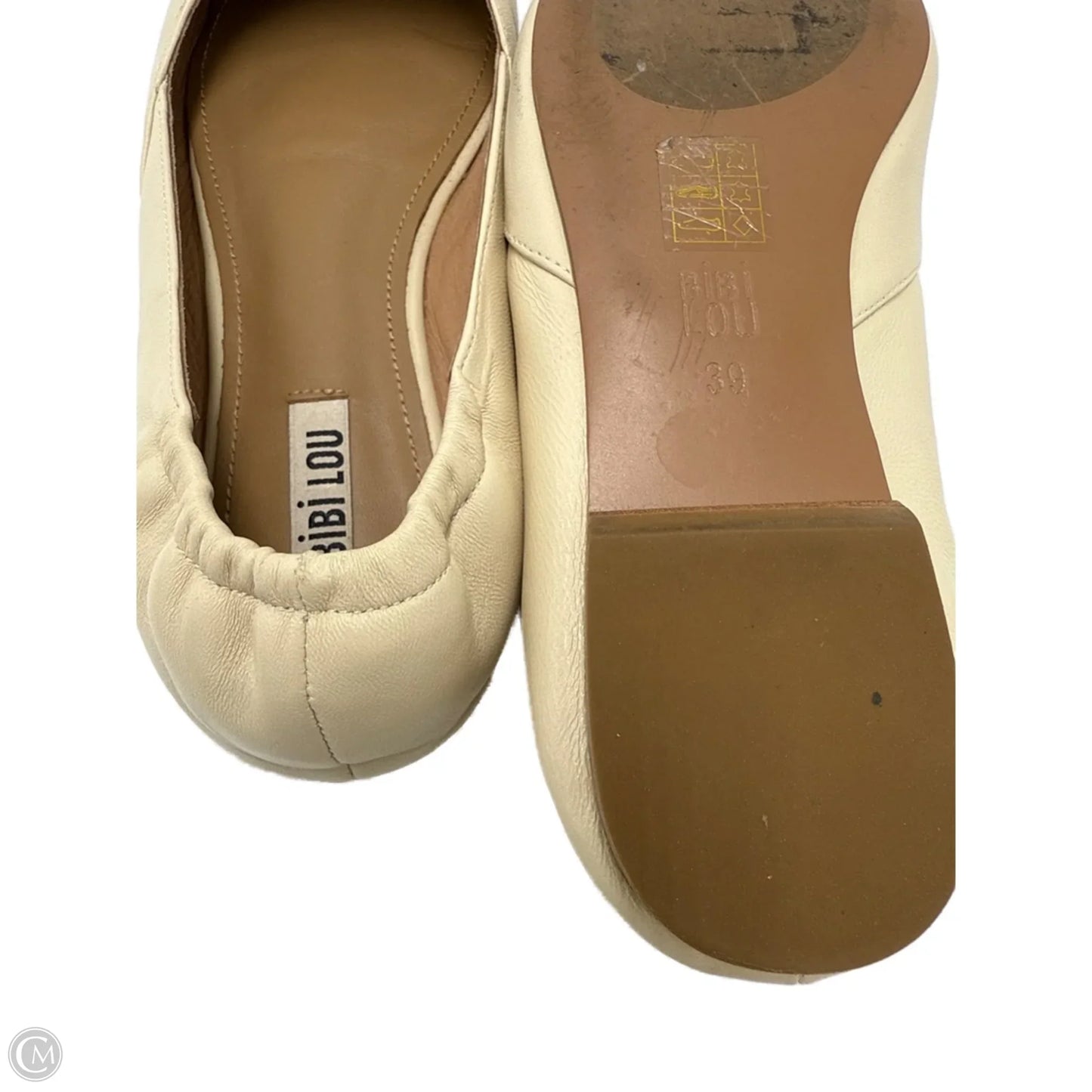 Shoes Flats By Bibi Lou In Cream, Size: 8.5