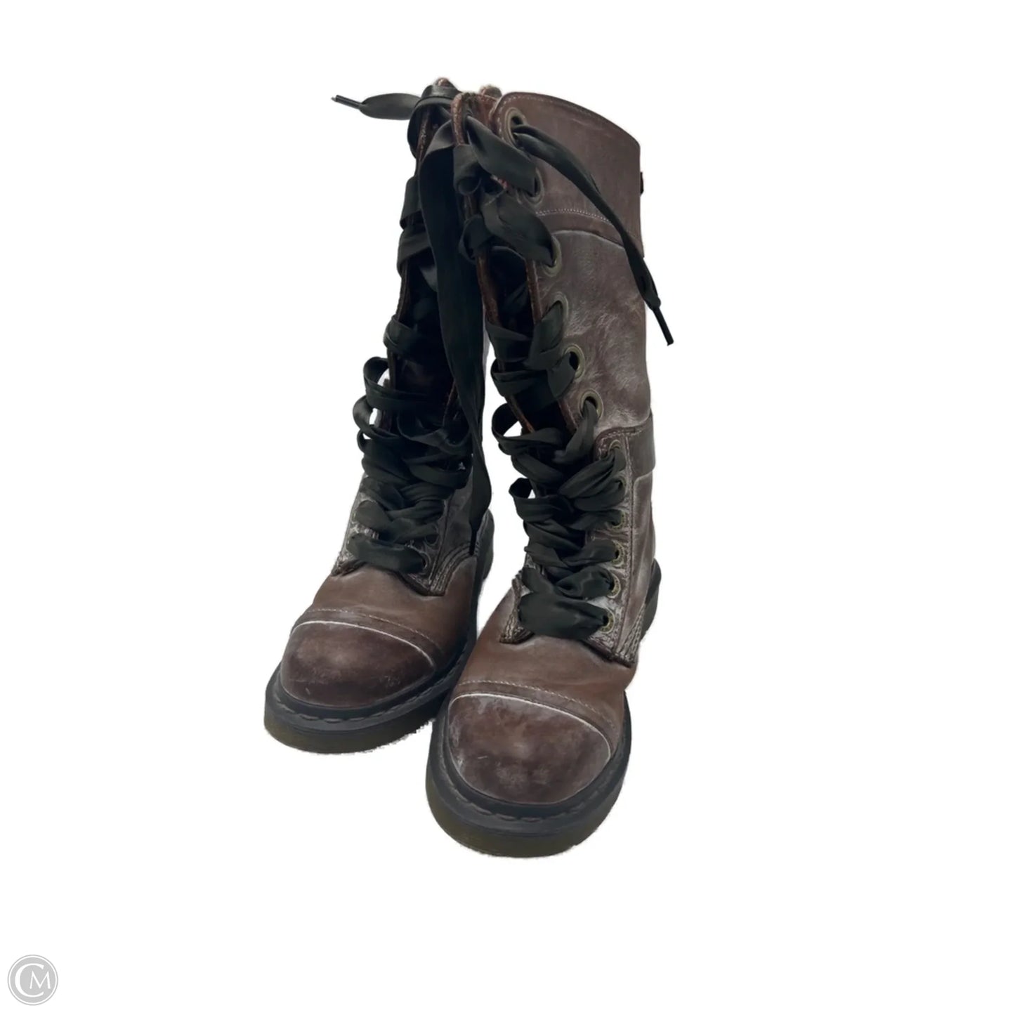 Boots Combat By Dr Martens In Brown, Size: 6