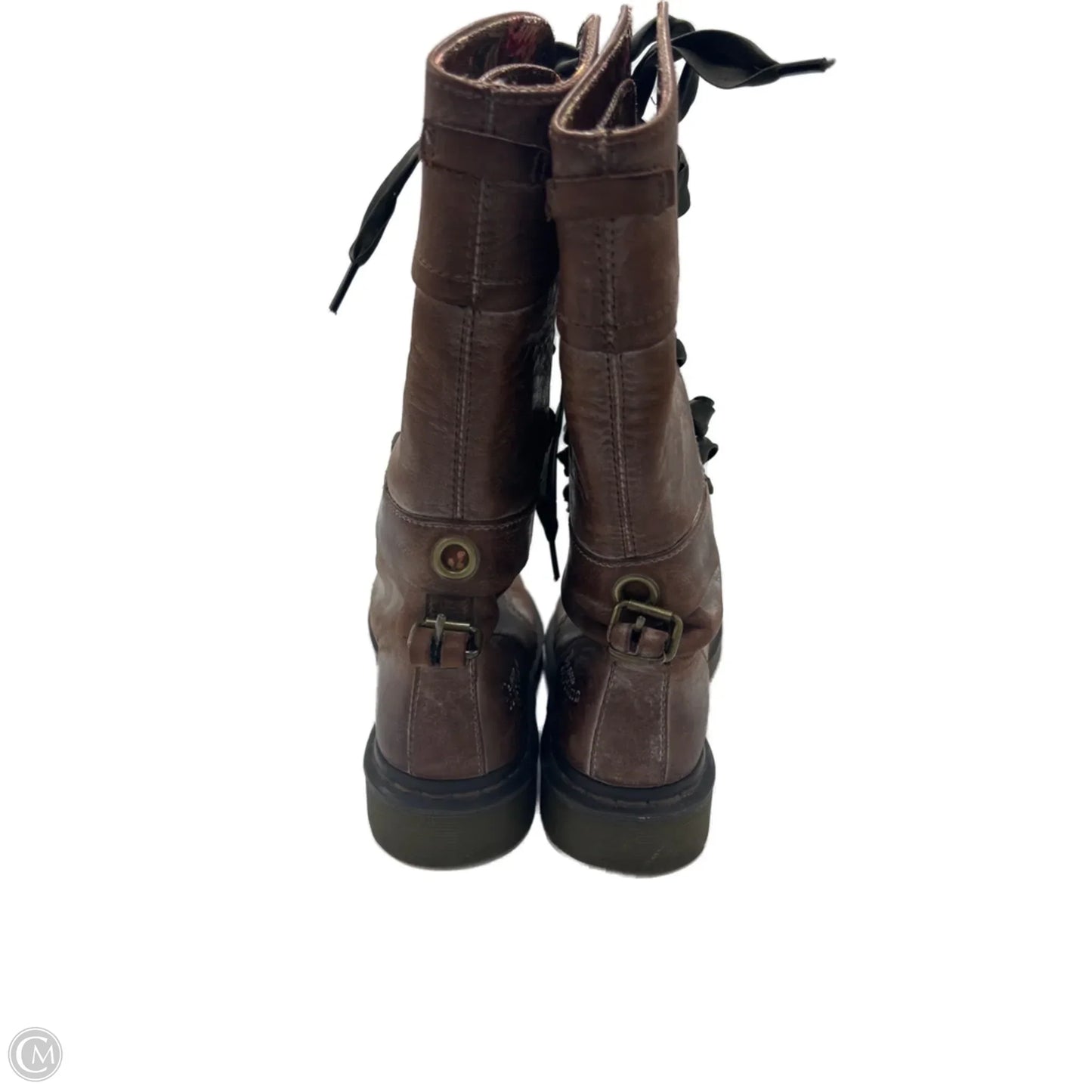 Boots Combat By Dr Martens In Brown, Size: 6