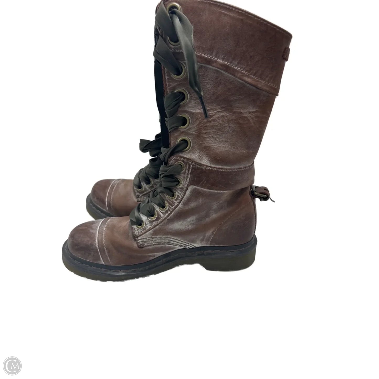 Boots Combat By Dr Martens In Brown, Size: 6