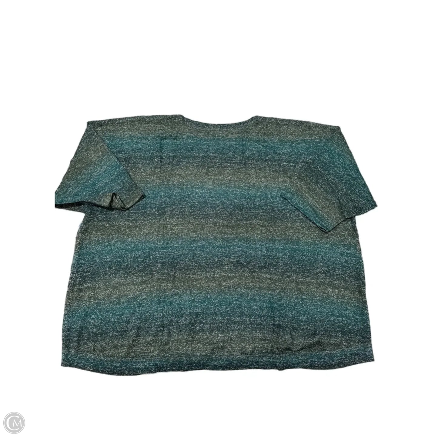New! Top Short Sleeve By Croft And Barrow In Green, Size: 4x