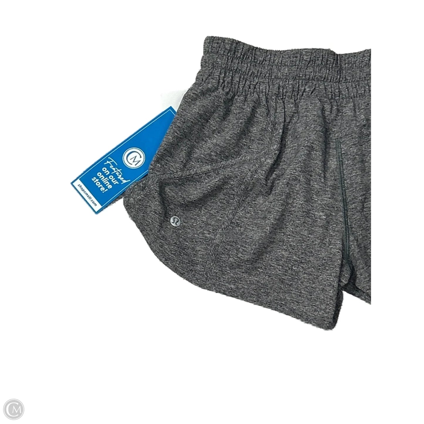 Athletic Shorts By Lululemon In Grey, Size: S
