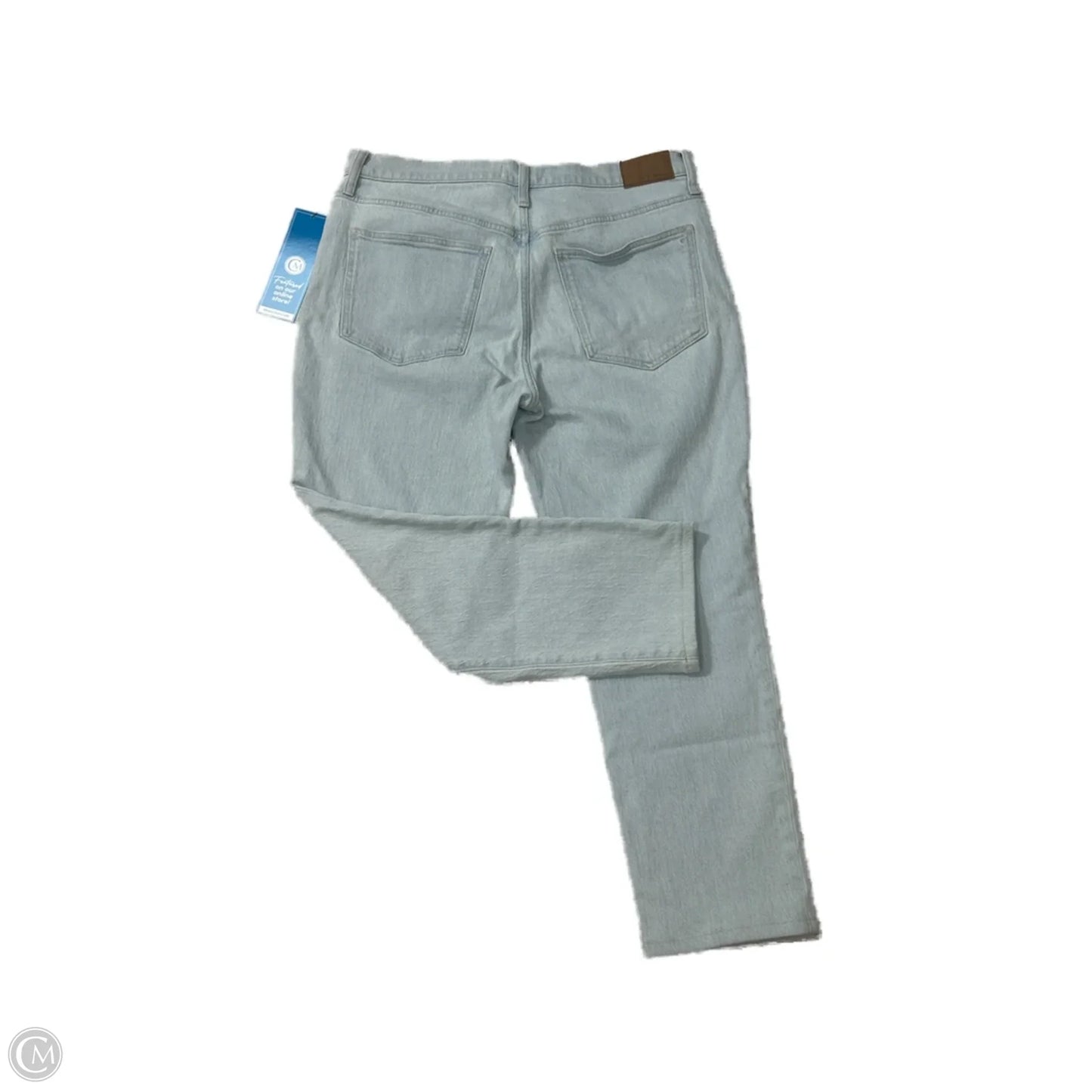 Jeans Straight By Madewell In Blue Denim, Size: 12