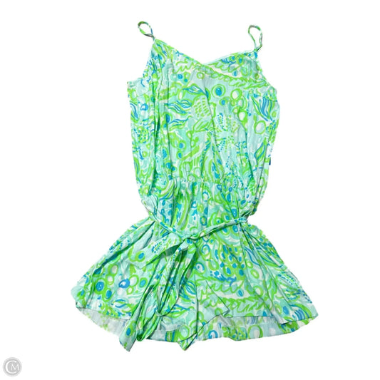 Romper Designer By Lilly Pulitzer In Green, Size: L