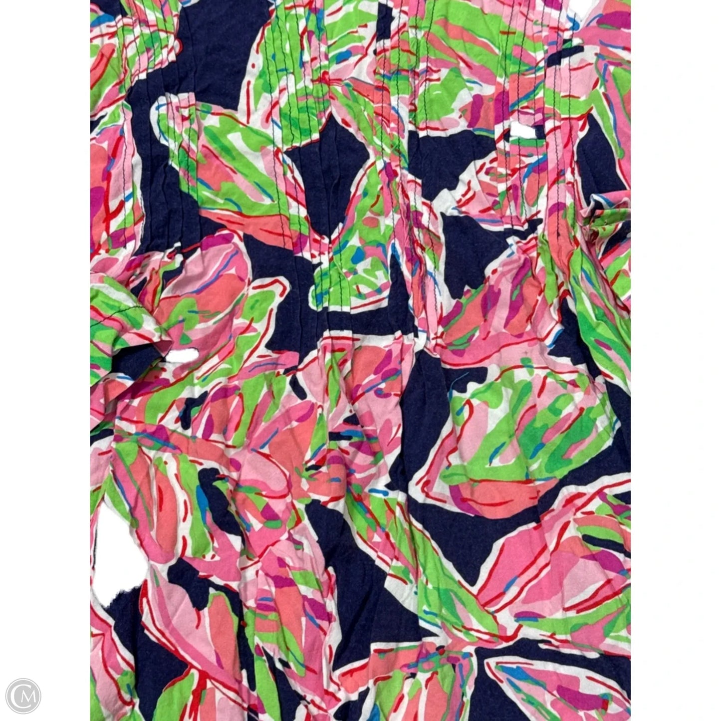 Top Long Sleeve Designer By Lilly Pulitzer In Multi-colored, Size: M