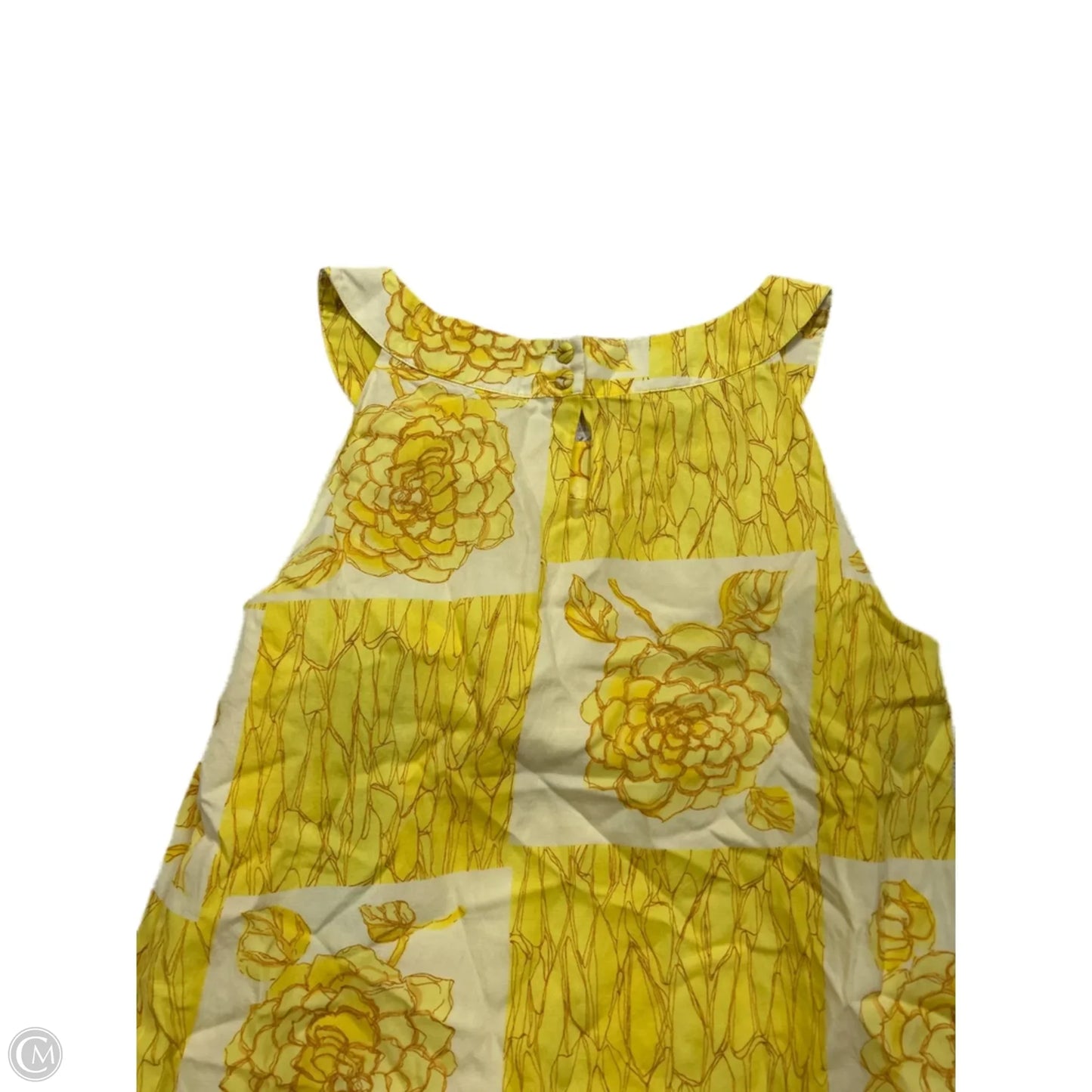 Dress Casual Short By Anthropologie In Yellow, Size: M