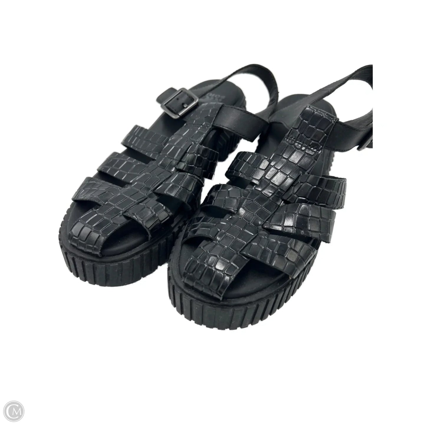Sandals Heels Platform By Sorel In Black, Size: 8.5
