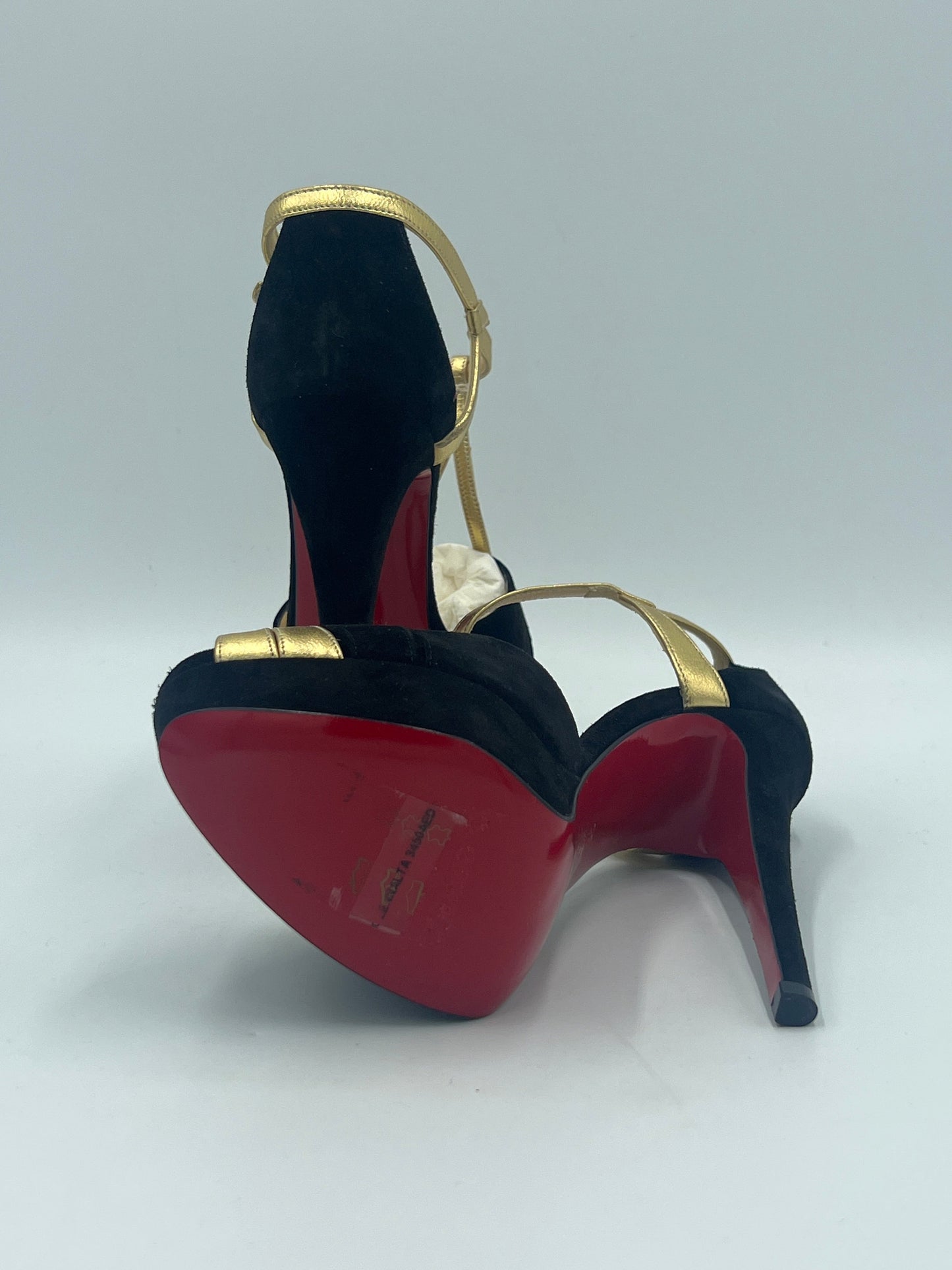 LIKE NEW! Christian Louboutin Glennalta Designer Peep Toes Size: 5