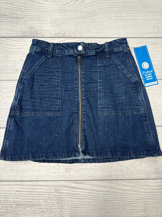 Skirt Mini & Short By Madewell In Denim, Size: 2