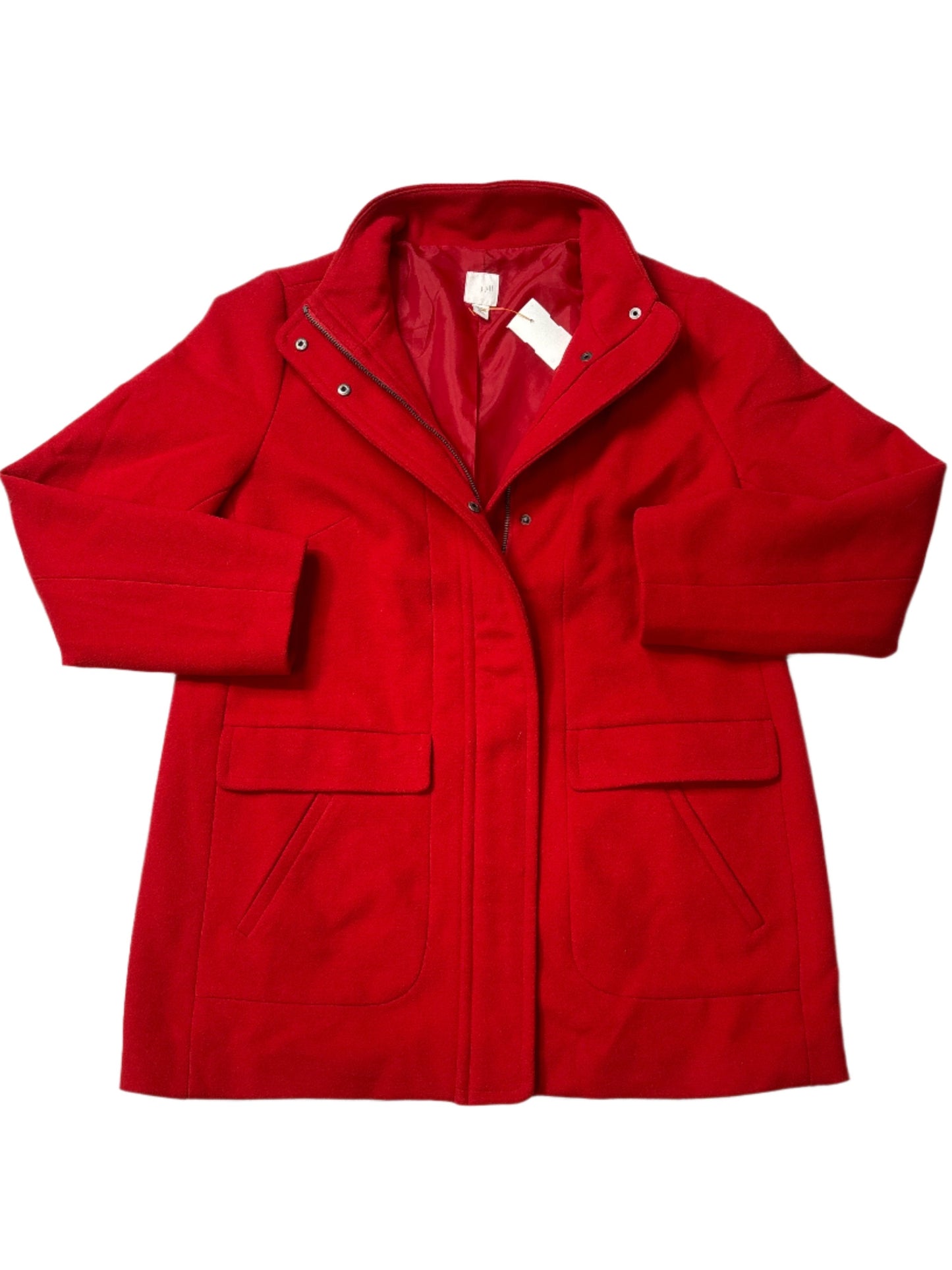 Coat Other By J Jill In Red, Size: MP