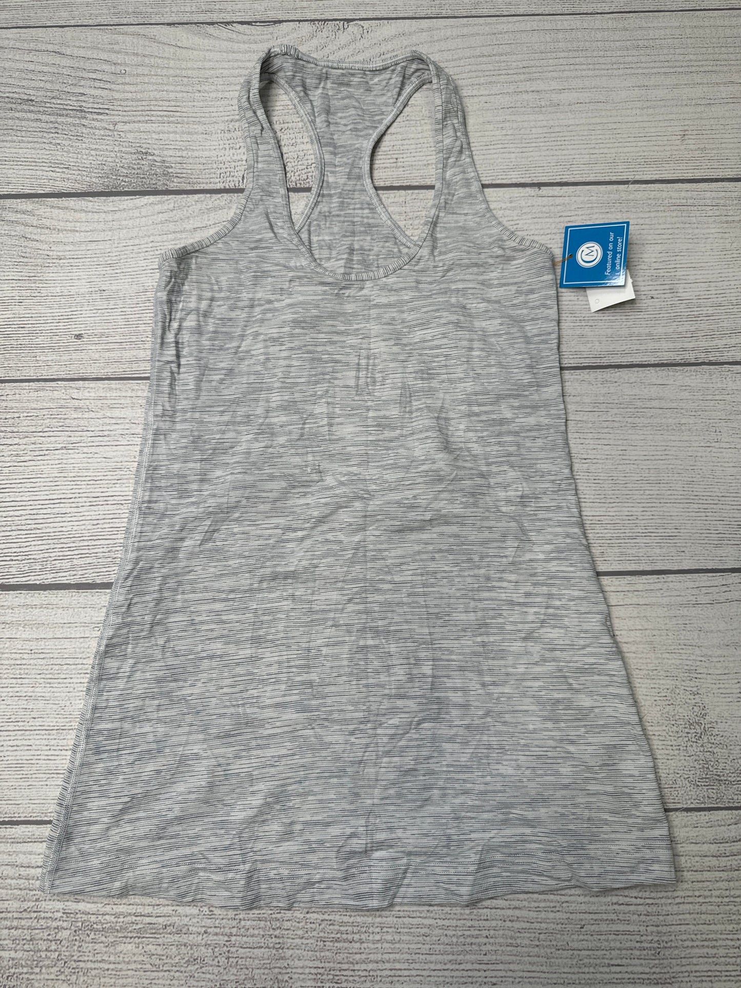 Athletic Tank Top By Lululemon In Grey, Size: S