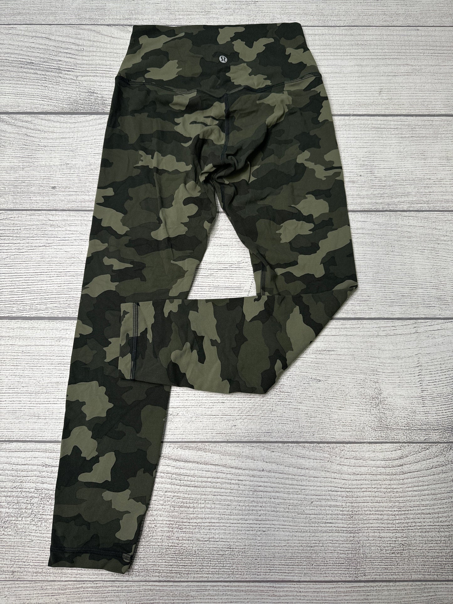 Athletic Leggings By Lululemon In Camoflauge, Size: S