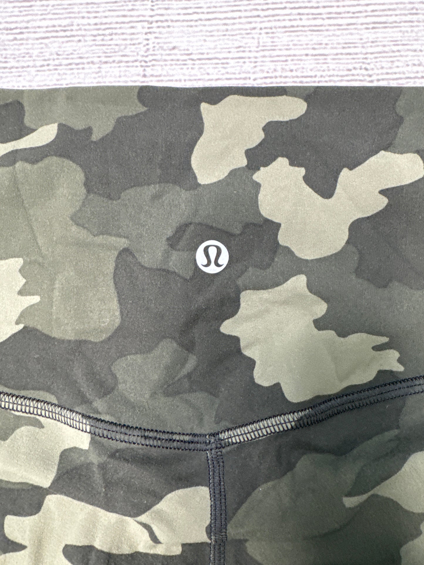 Athletic Leggings By Lululemon In Camoflauge, Size: S