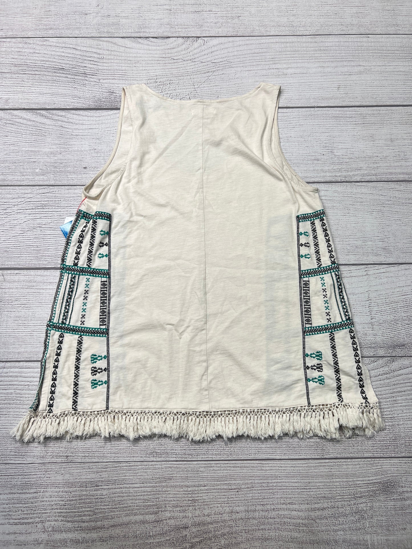 Top Sleeveless By Madewell In White, Size: M