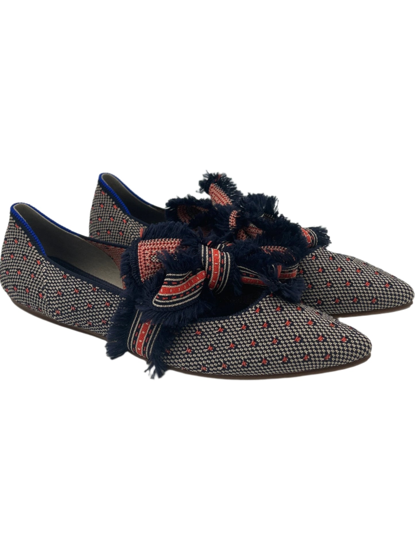 Shoes Flats By Rothys In Blue & Orange, Size: 10