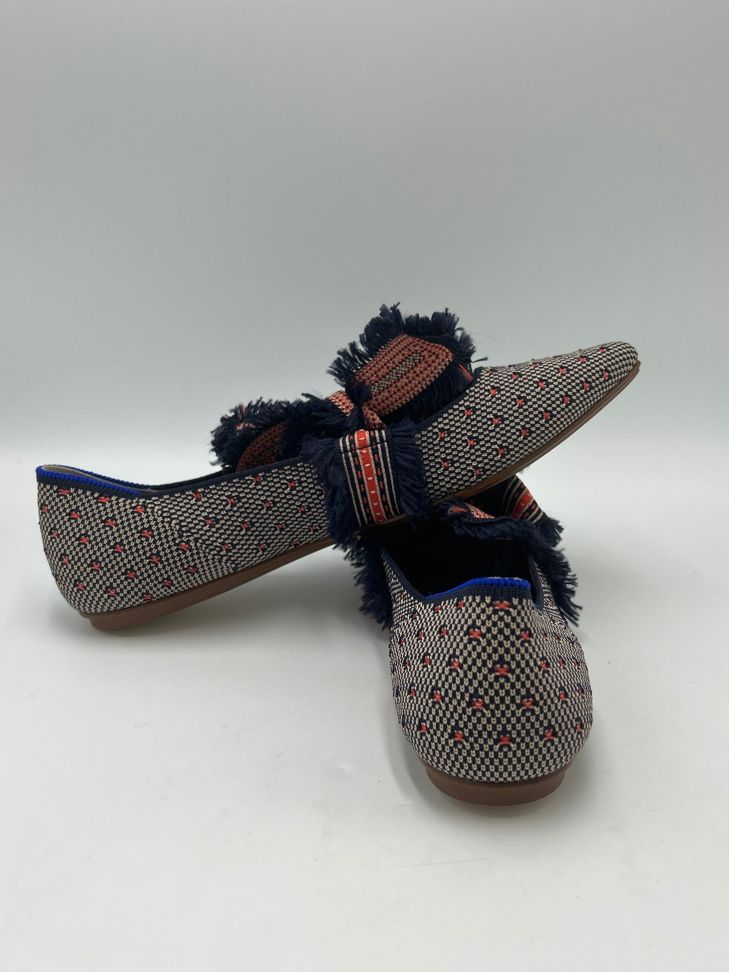 Shoes Flats By Rothys In Blue & Orange, Size: 10