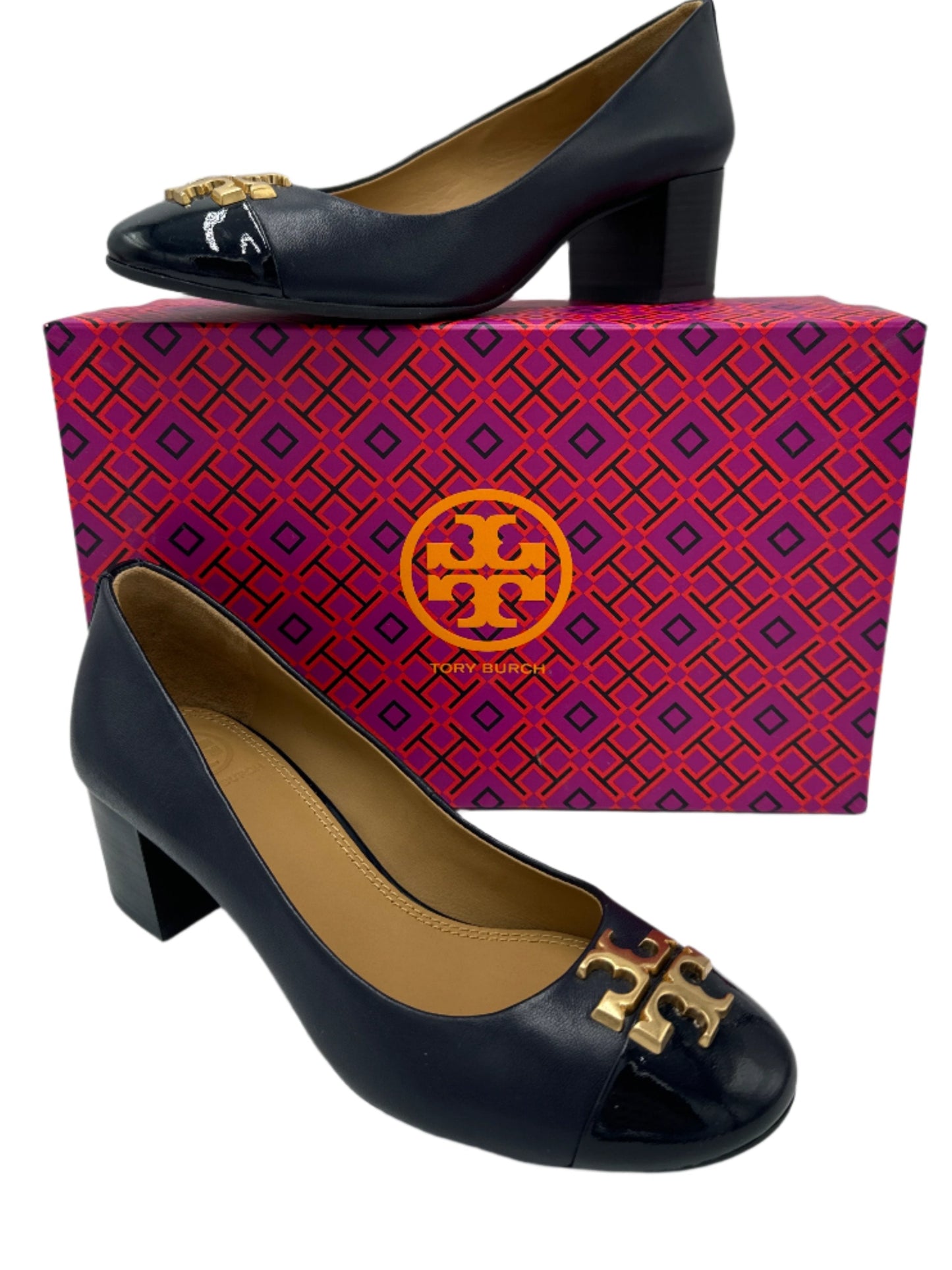 Shoes Designer By Tory Burch In Navy, Size: 6