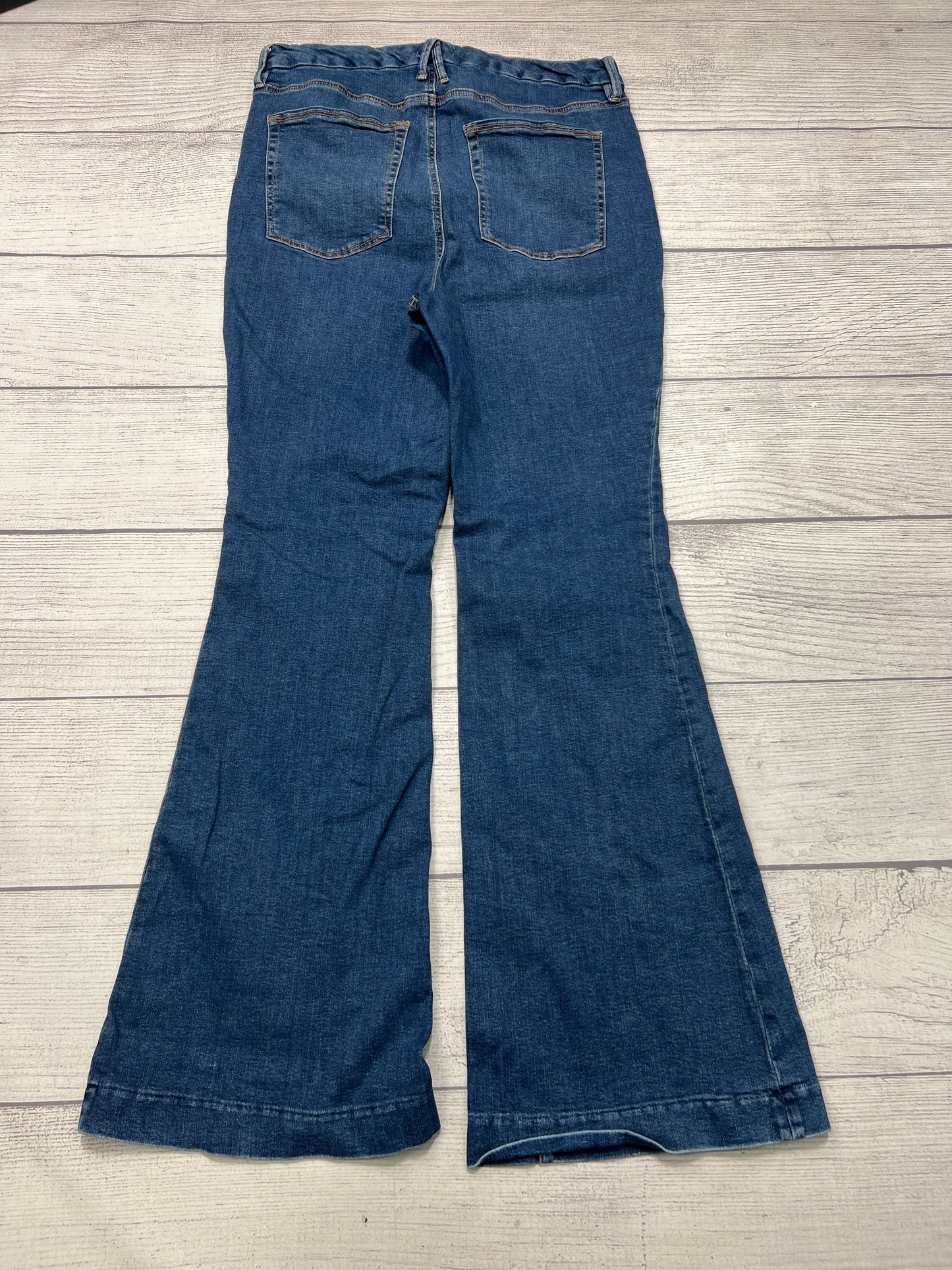 Jeans Designer By Good American In Blue Denim, Size: 16