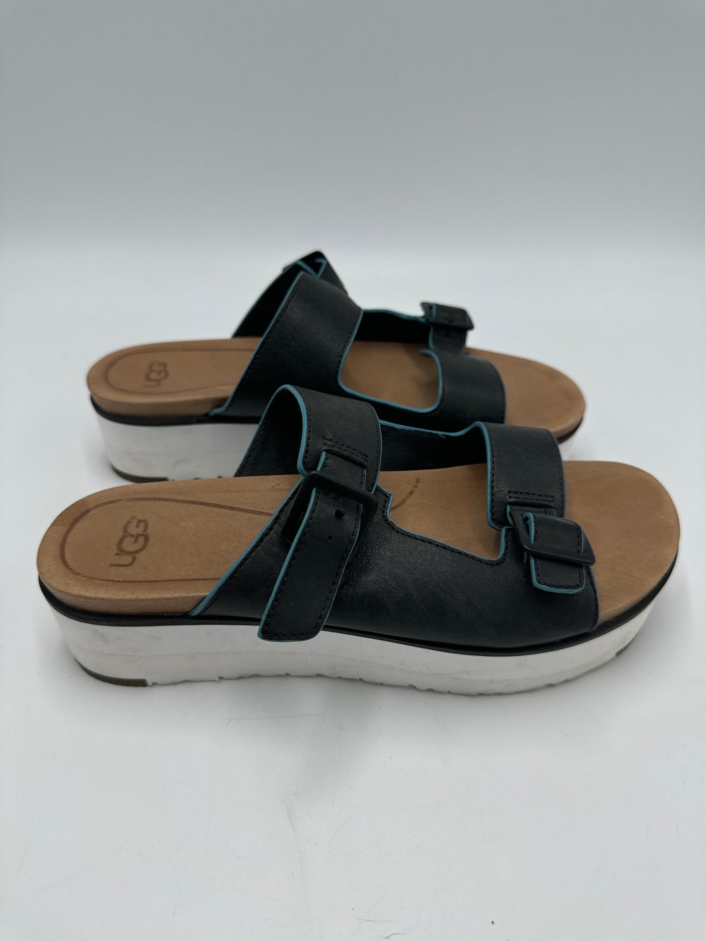 Sandals / Shoes Designer By UGG In Black, Size: 6.5