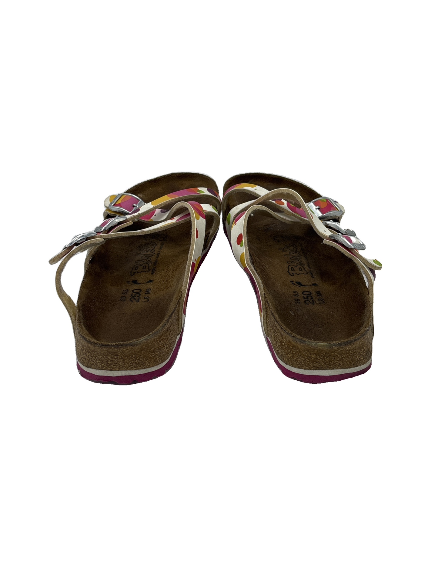 Sandals Flats By Birkenstock In Multi-Colored, Size: 8.5