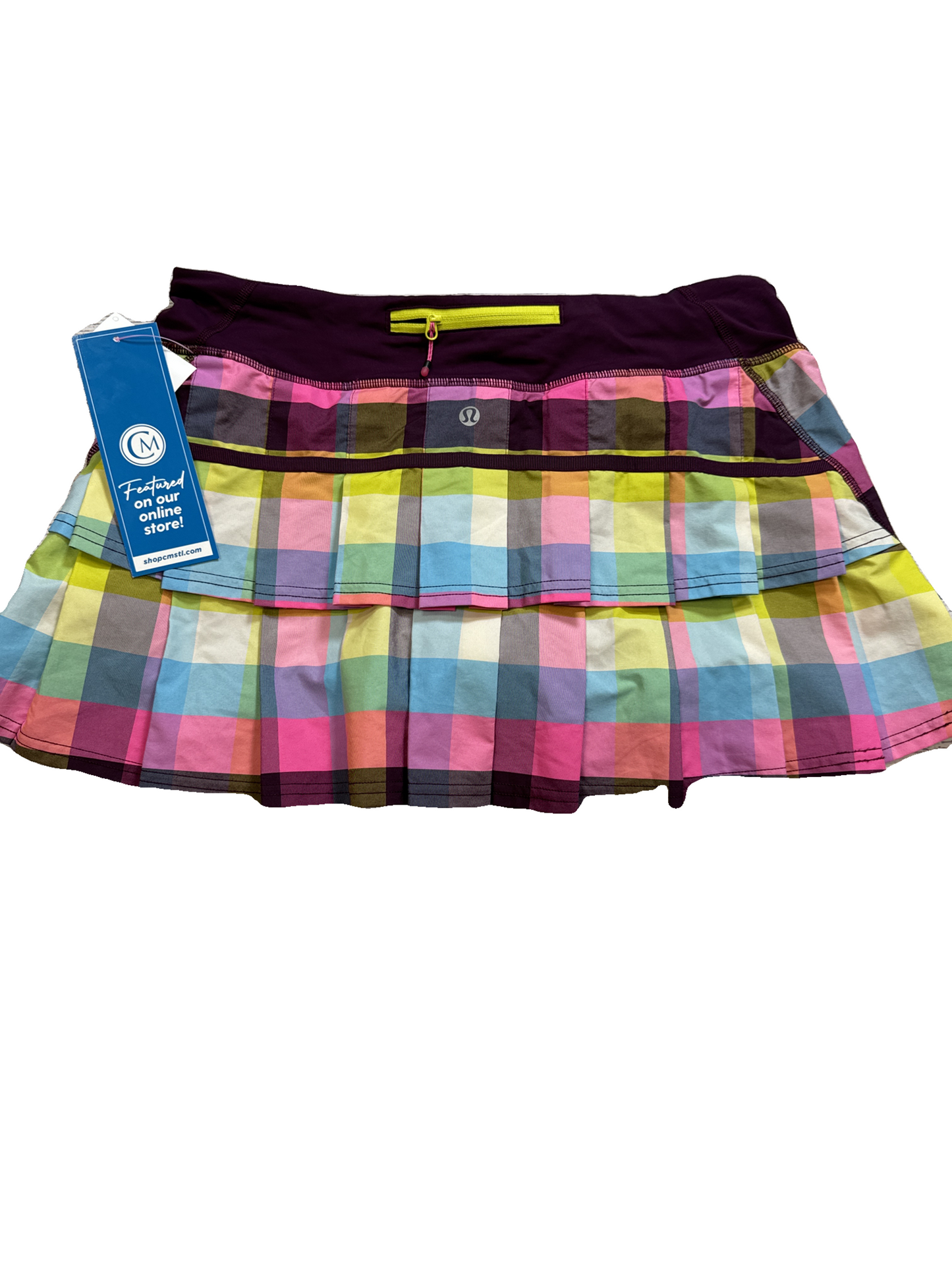 Athletic Skirt By Lululemon In Multi-colored, Size: M