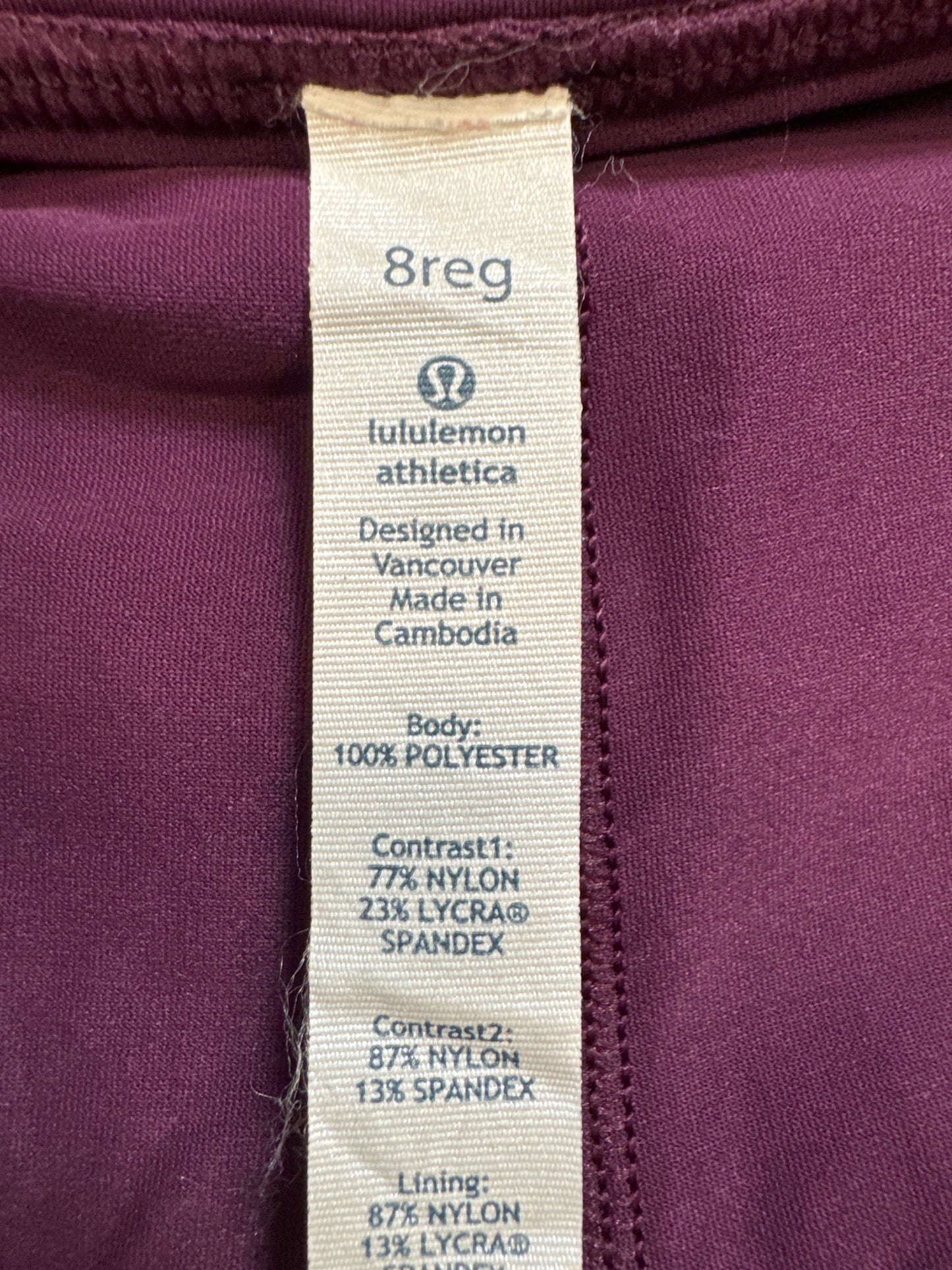 Athletic Skirt By Lululemon In Multi-colored, Size: M