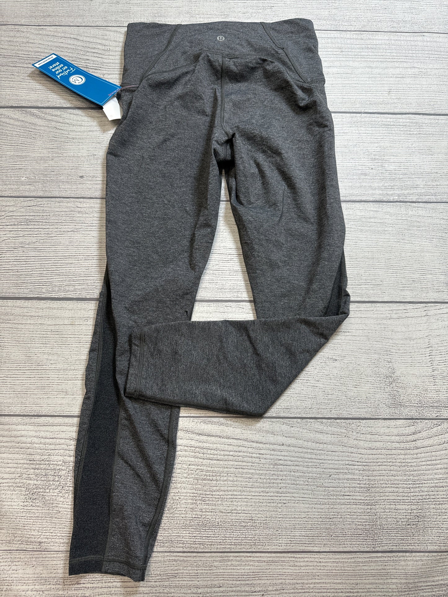 Athletic Leggings By Lululemon In Grey, Size: M