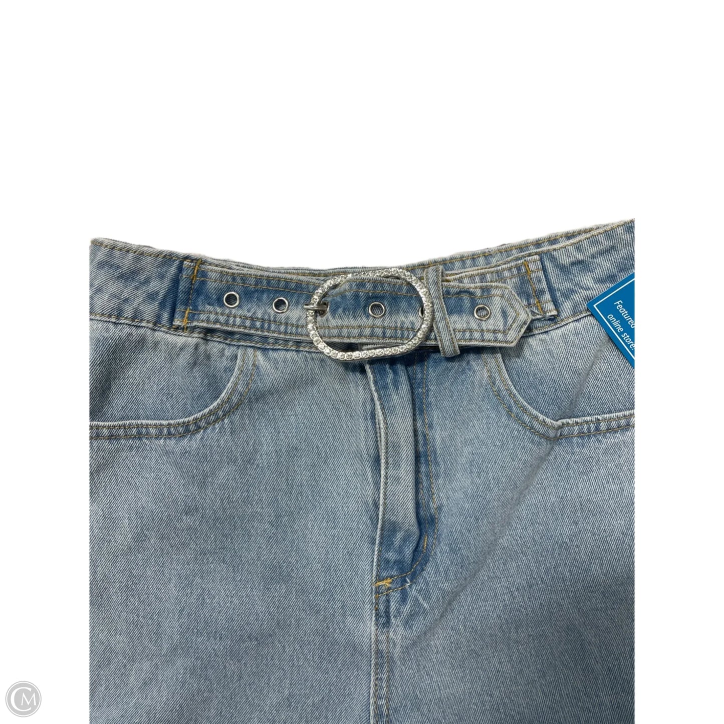 Shorts By Mod In Blue Denim, Size: M