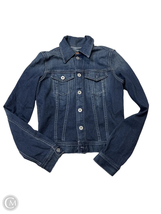 Jacket Denim By Adriano Goldschmied In Blue Denim, Size: S