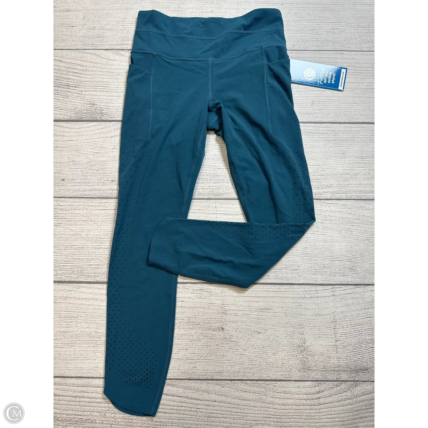 Athletic Leggings By Athleta In Blue, Size: S