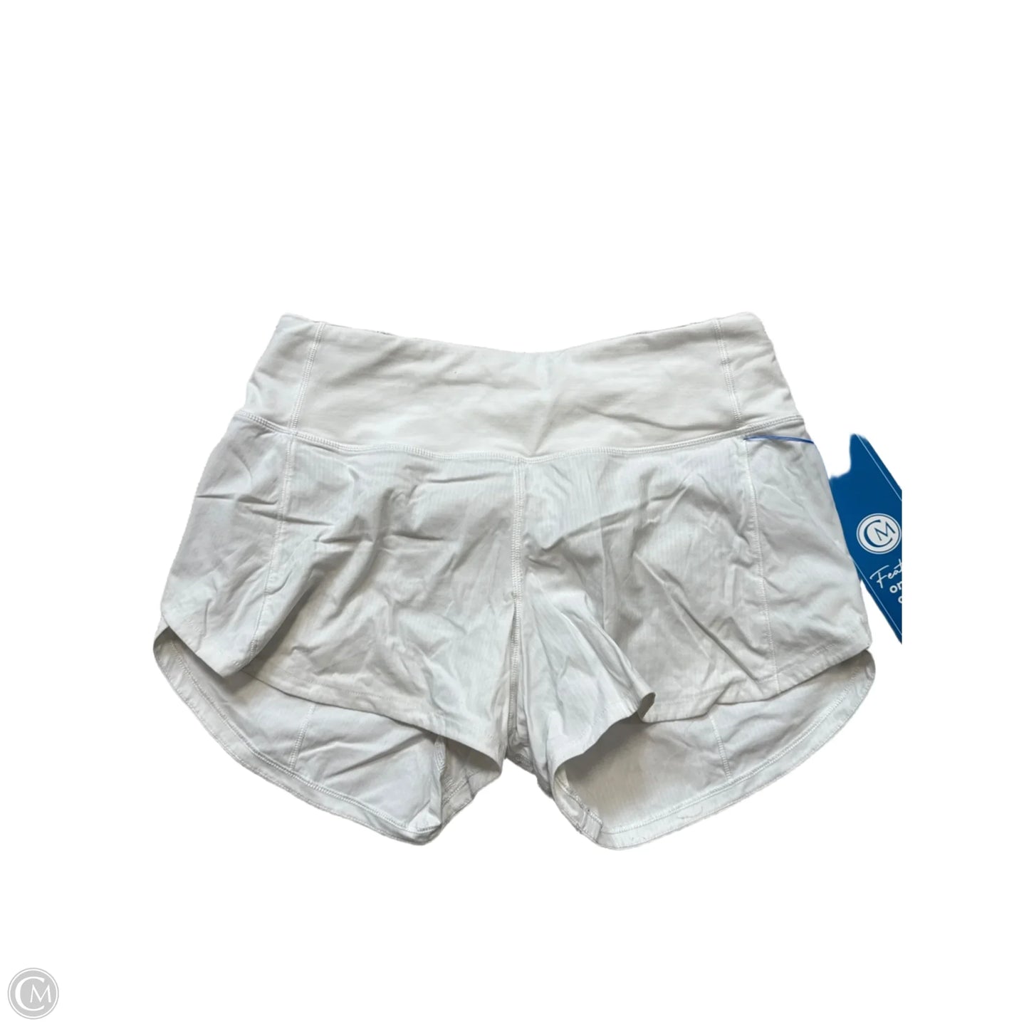 Athletic Shorts By Lululemon In White, Size: S