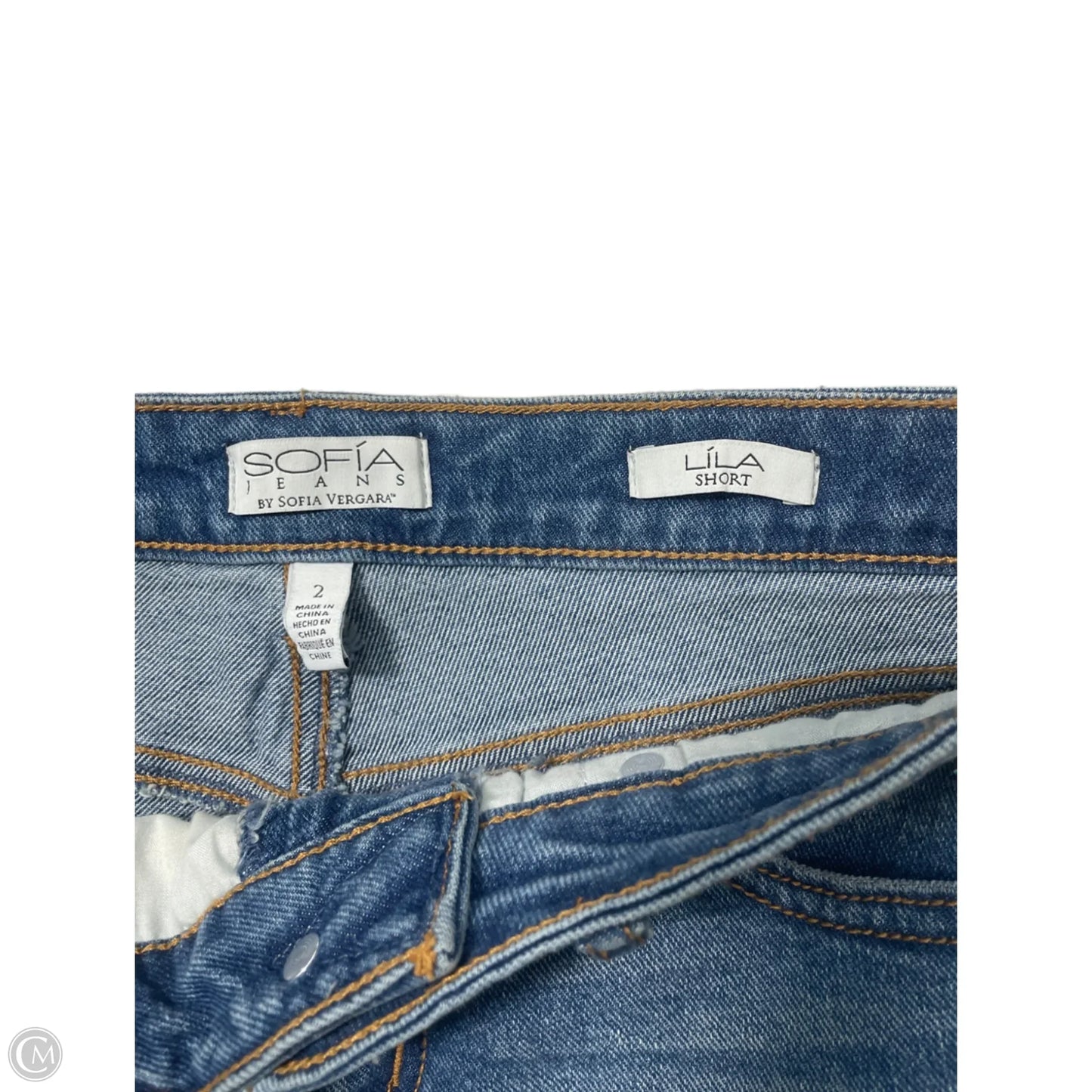 Shorts By Sofia By Sofia Vergara In Blue Denim, Size: 2