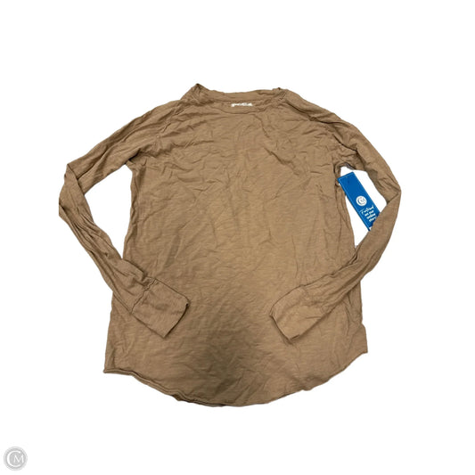 Top Long Sleeve By Free People In Brown, Size: L