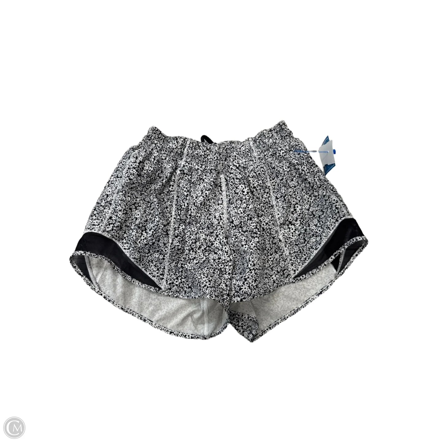 Athletic Shorts By Lululemon In Black & White, Size: S