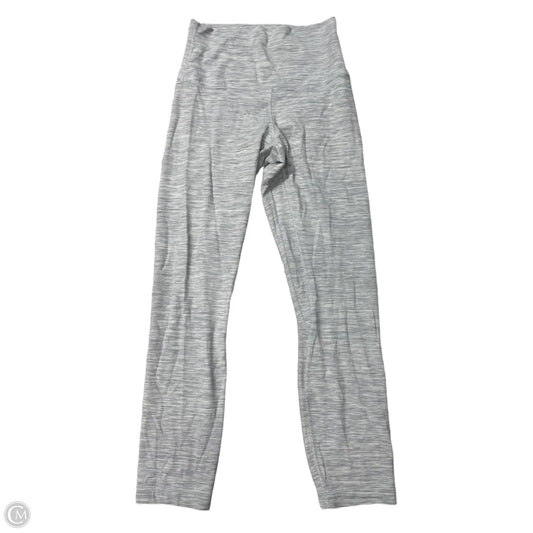 Athletic Leggings By Lululemon In Grey, Size: S