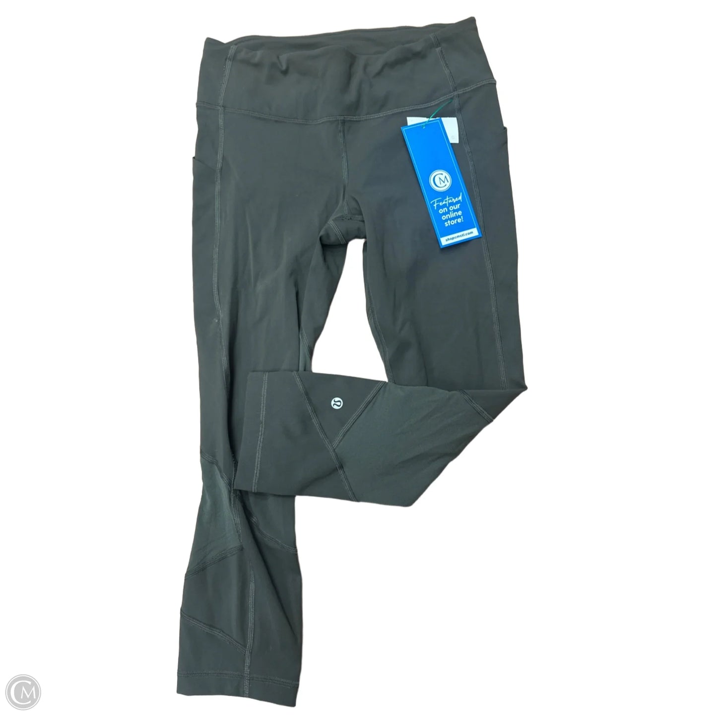 Athletic Capris By Lululemon In Green, Size: S