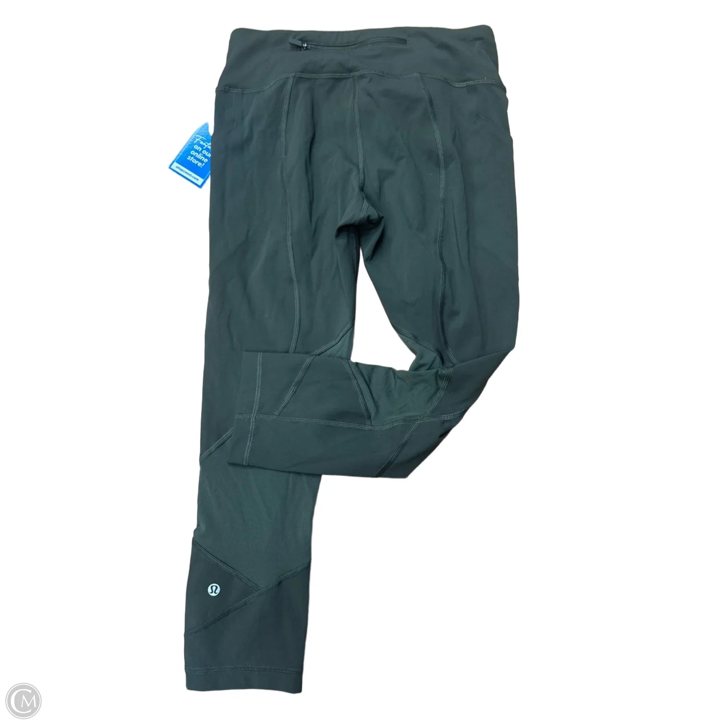 Athletic Capris By Lululemon In Green, Size: S