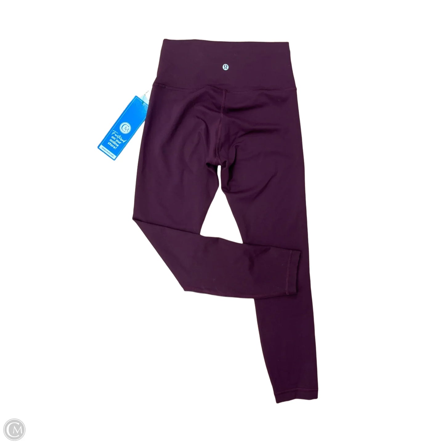 Athletic Leggings By Lululemon In Maroon, Size: S