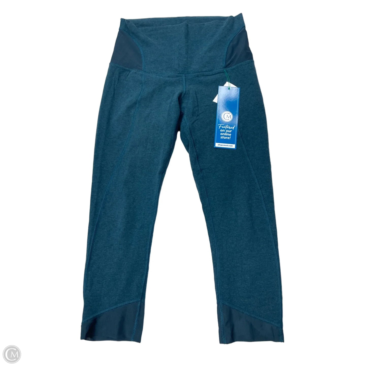 Athletic Capris By Lululemon In Teal, Size: 6